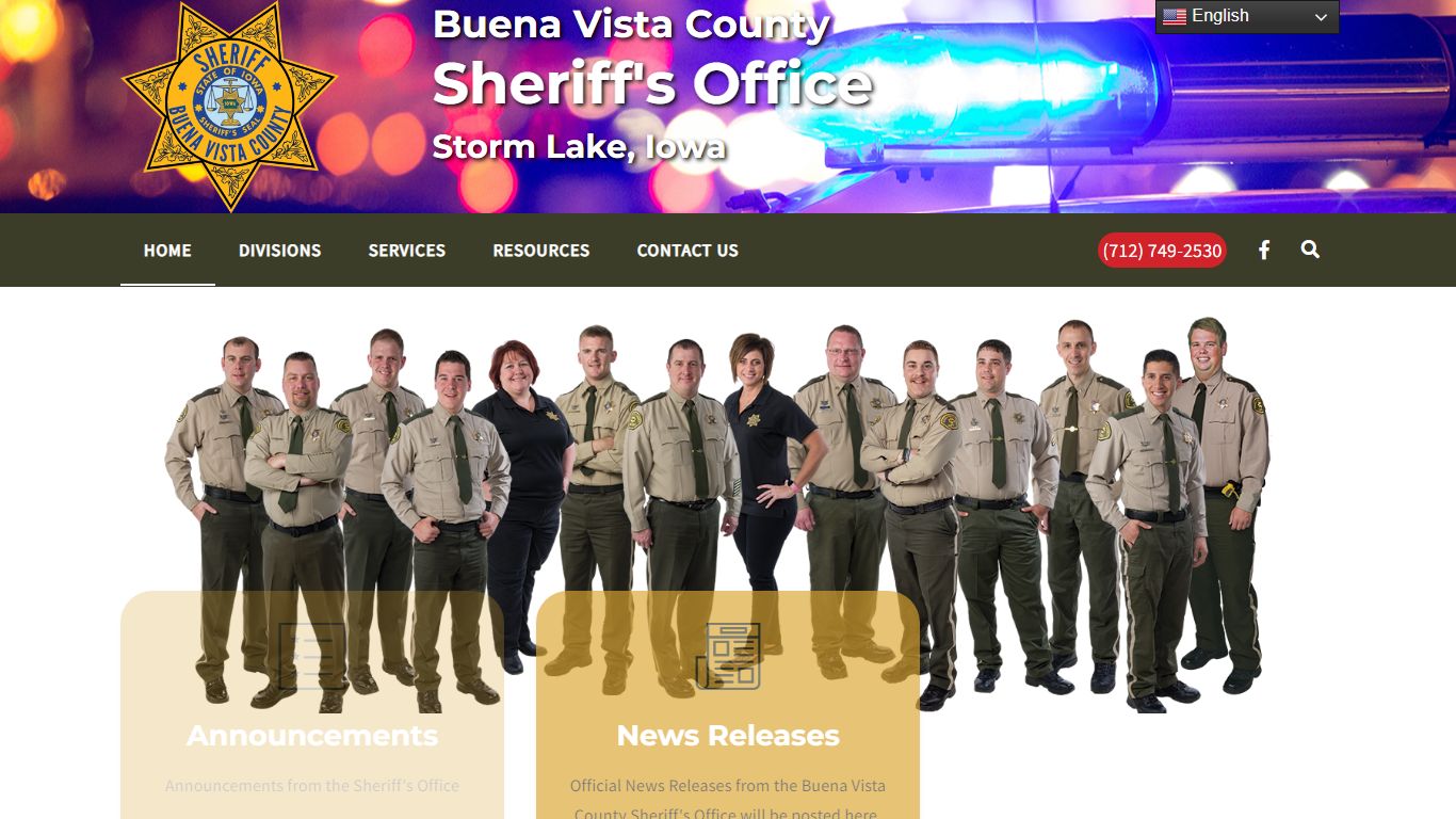 Buena Vista County Sheriff's Office – Storm Lake, Iowa